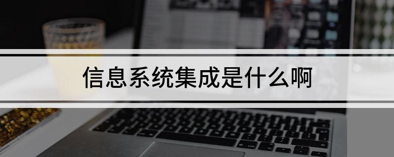信息系统集成是什么啊(图1)