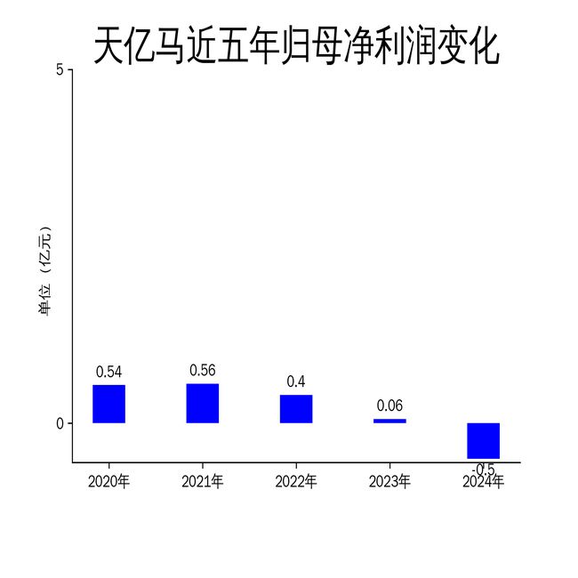 天亿马2024年财报：营收腰斩净利润暴跌87560%(图2)