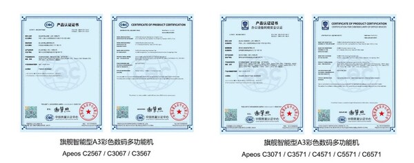 富士胶片商业创新ApeosC3061等19款A3多功能机获”办公设备网络安全认证(图2)